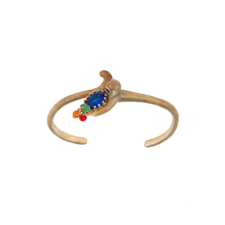 Les Nereides Jungle Tropicale Monkey, Dark Blue Stone & Beads Bracelet | ADJT2031 
