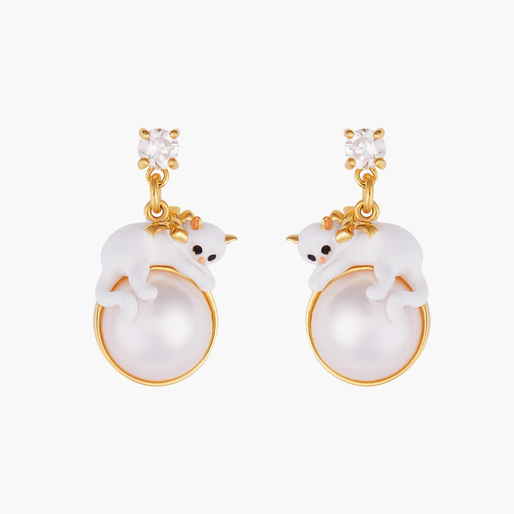 Les Nereides Kitty And Pearl Earrings | AMLA1011 