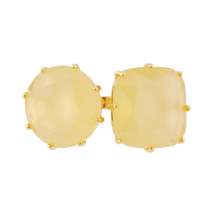 Les Nereides La Diamantine 2 Big Stones Citrine Rings | AHLD611/11 