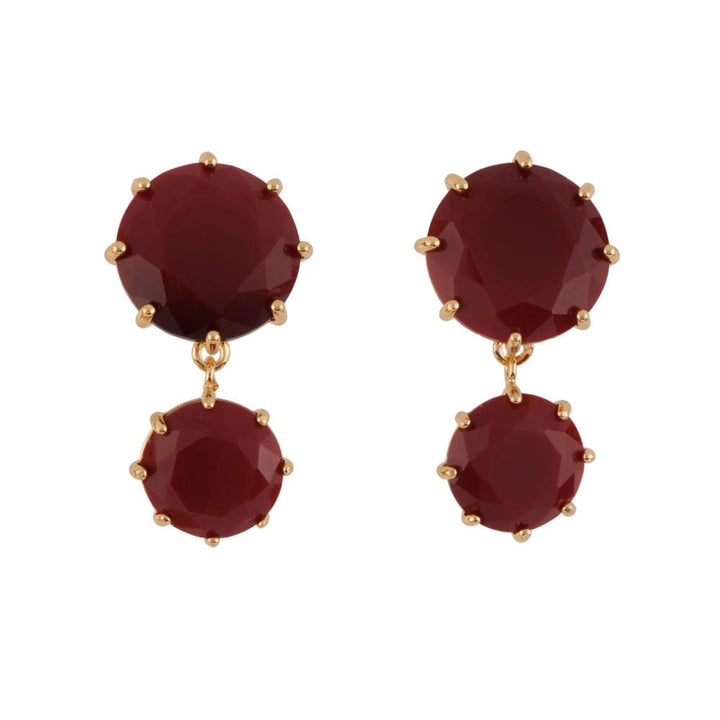 Les Nereides La Diamantine 2 Round Stones Sienna Earrings | AELD1372 