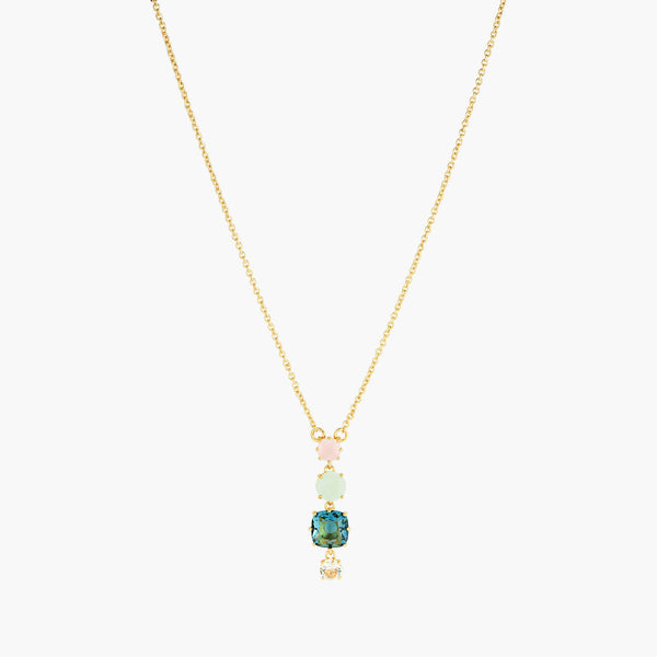Les Nereides La Diamantine Acqua Azzurra 4 Stones Pendant Necklace | ANLD3201