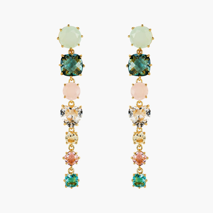 Les Nereides La Diamantine Acqua Azzurra 7 Stones Earrings | ANLD1211 
