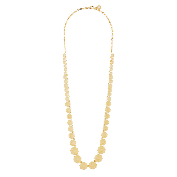 Les Nereides La Diamantine Stones And Chain Citrine Necklace | AHLD3511 