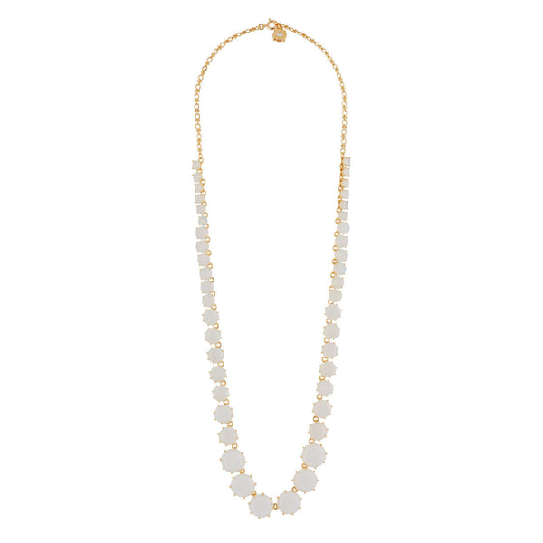 Les Nereides La Diamantine Stones And Chain Opal Necklace | AGLD3511 