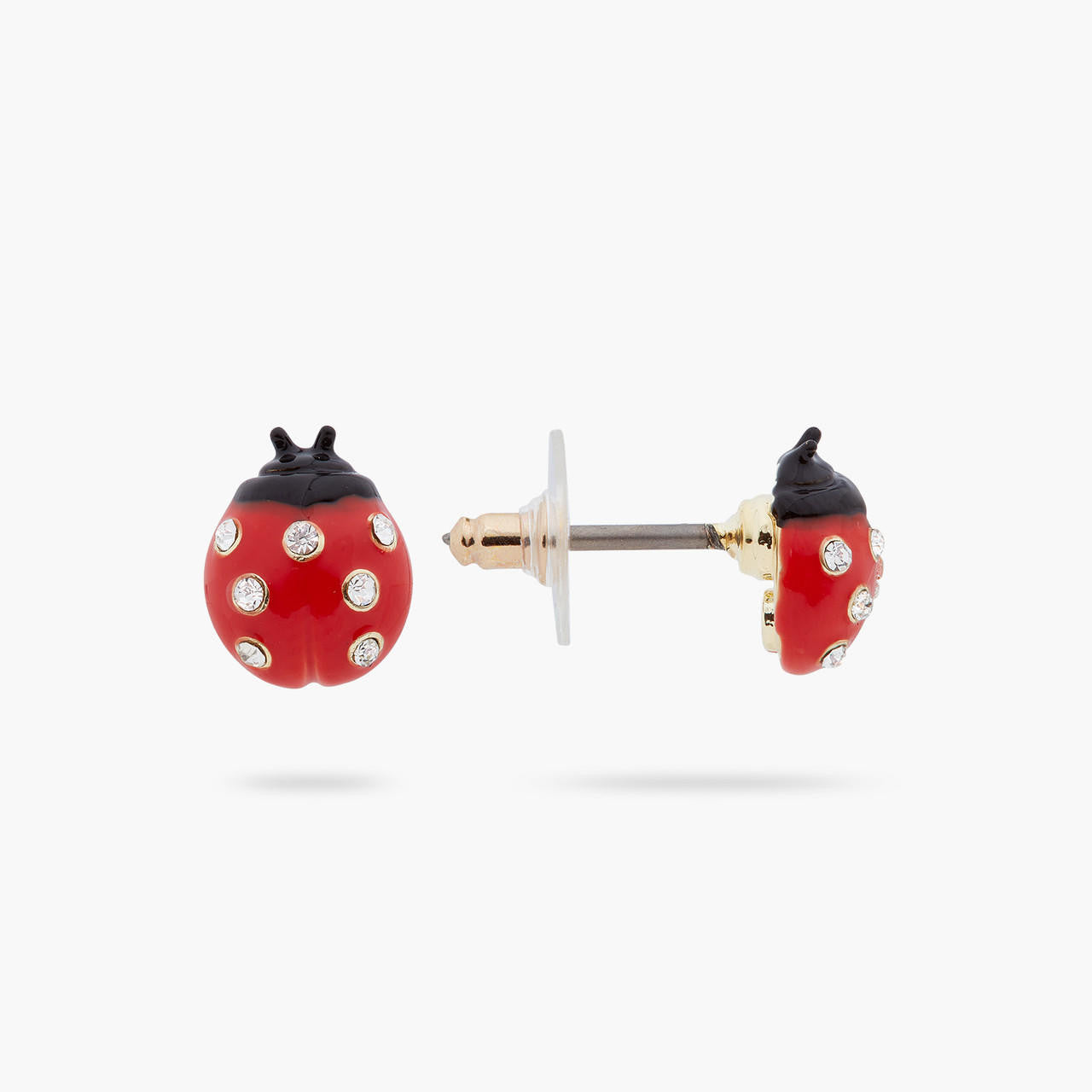 Les Néréides LADYBIRD POST outlet EARRINGS