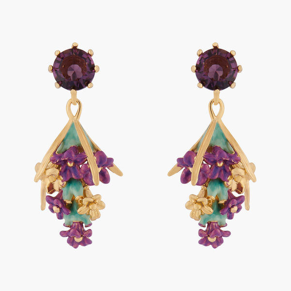 Les Nereides Lavender Bouquet Earrings | ALPE1011 