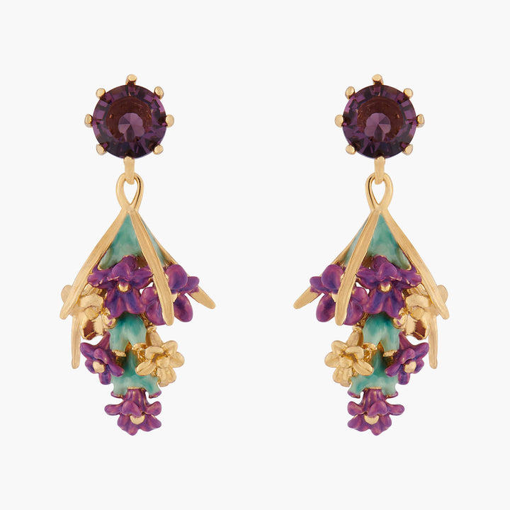 Les Nereides Lavender Bouquet Earrings | ALPE1011 