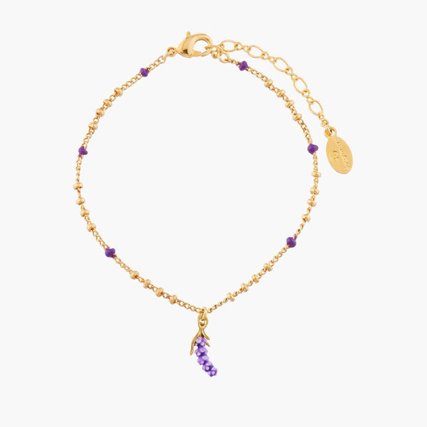 Les Nereides Lavender Charms Bracelet | AMSO2301 