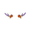 Les Nereides Lavender Tube Earrings | ABJP1151 