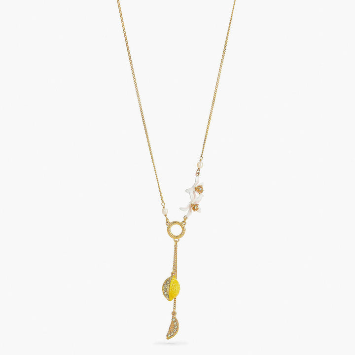 Les Nereides Lemon And Lemon Blossom Pendant Necklace | APMI3021 