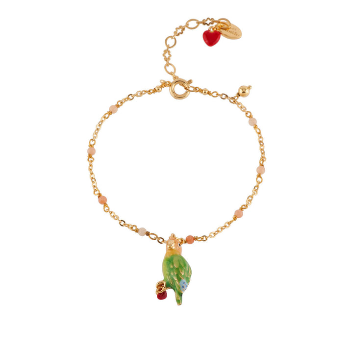 Les Nereides Les Inseparables Lovebird And Beads Bracelet | AFIN2011 