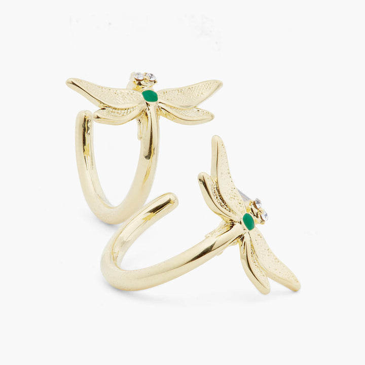 Les Nereides Little Dragonfly Hoop Earrings | ARAM1041 