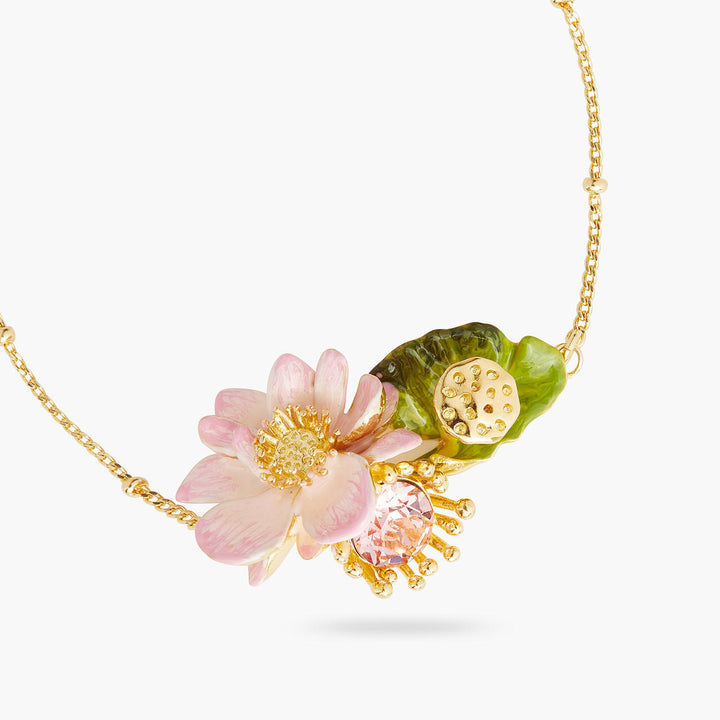 Les Nereides Lotus Flower Fine Bracelet | AQEL2051