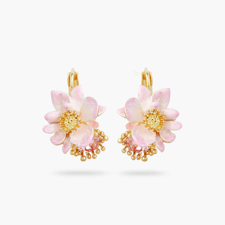 Les Nereides Lotus Flower Sleeper Earrings | AQEL1081 