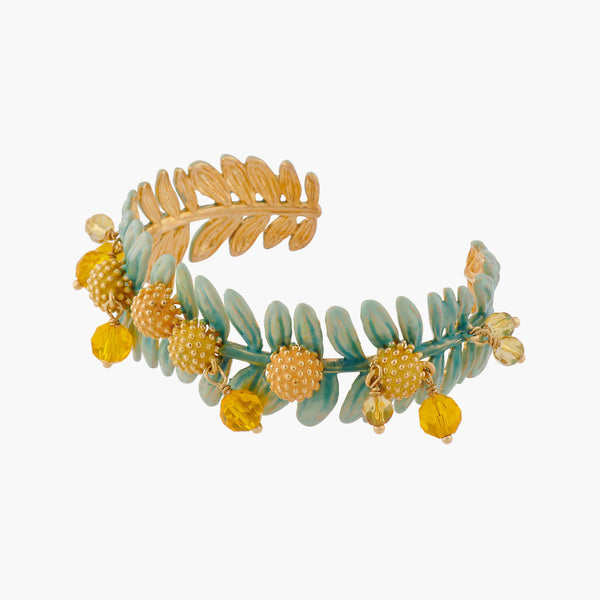 Les Nereides Mimosa Flowers Bangle Bracelet | ALPE202/11 