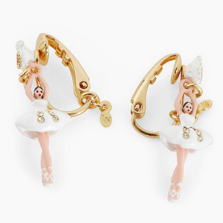 Les Nereides Mini Ballerina And Daisy Earrings | APMDD1011 