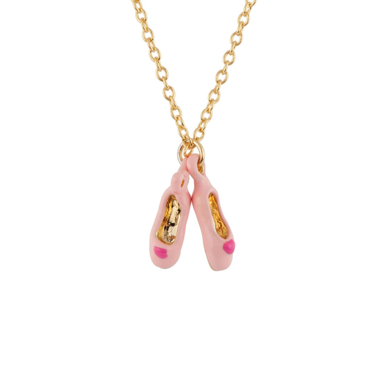 Les Petits Rats Pink Dancing Slippers Necklace | AEOP3041 - Les Nereides
