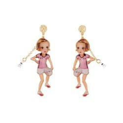 Les Sportives Badminton Earrings | ADSP1051 - Les Nereides