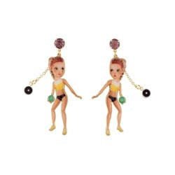 Les Sportives Shot Put Earrings | ADSP1021 - Les Nereides