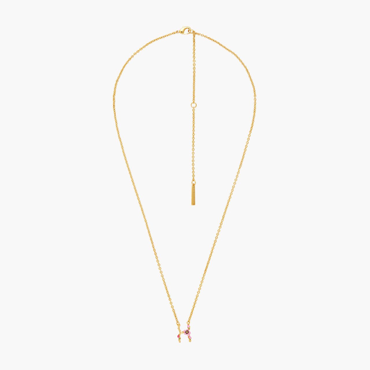 Letter H Extraordinary Necklace | AOAB3081 - Les Nereides