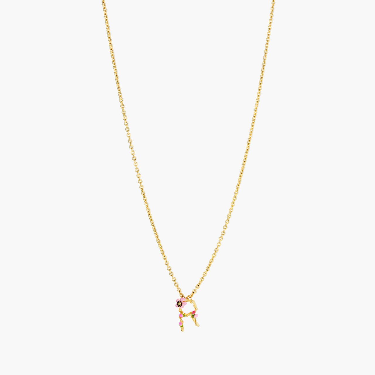 Letter R Extraordinary Necklace | AOAB3181 - Les Nereides