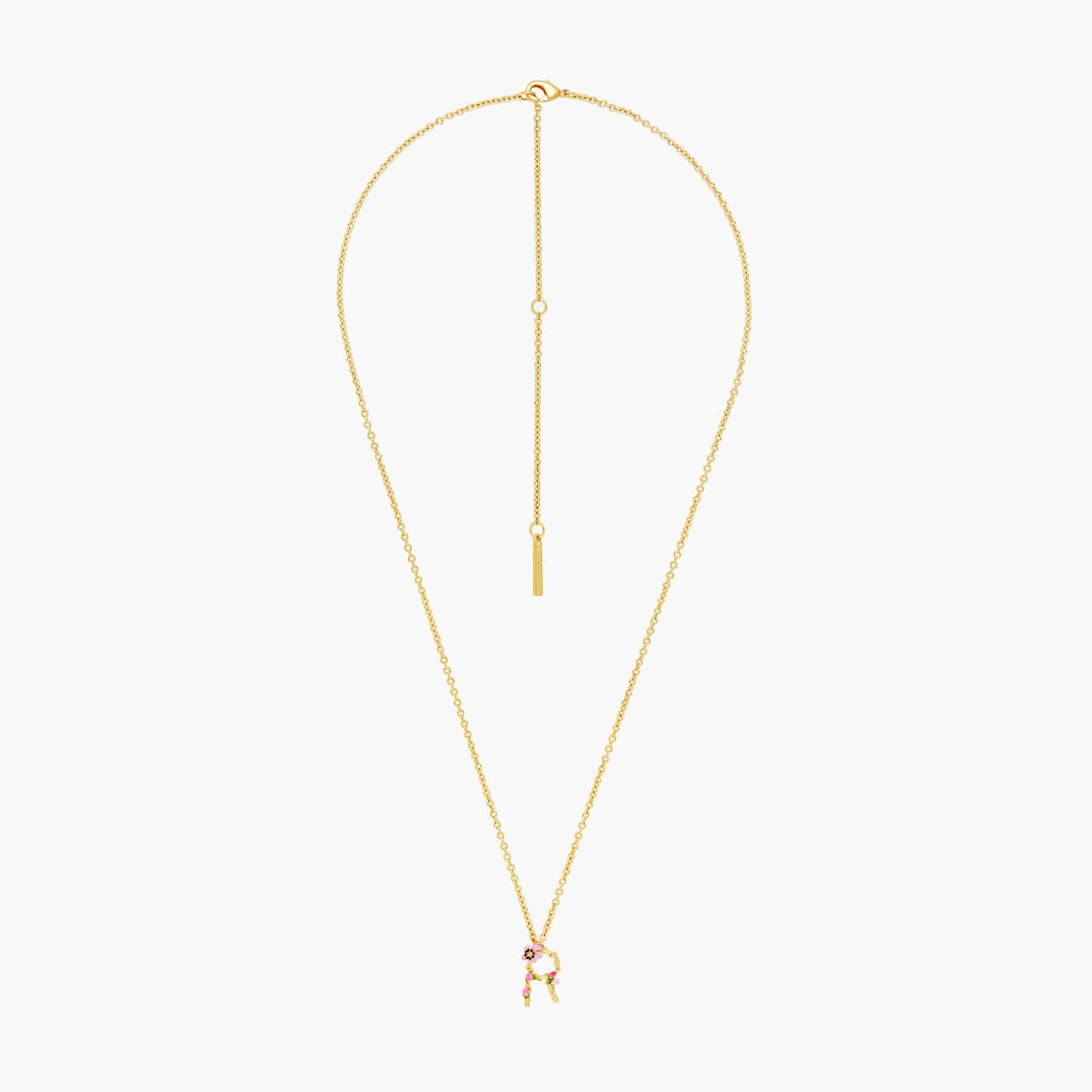Letter R Extraordinary Necklace | AOAB3181 - Les Nereides
