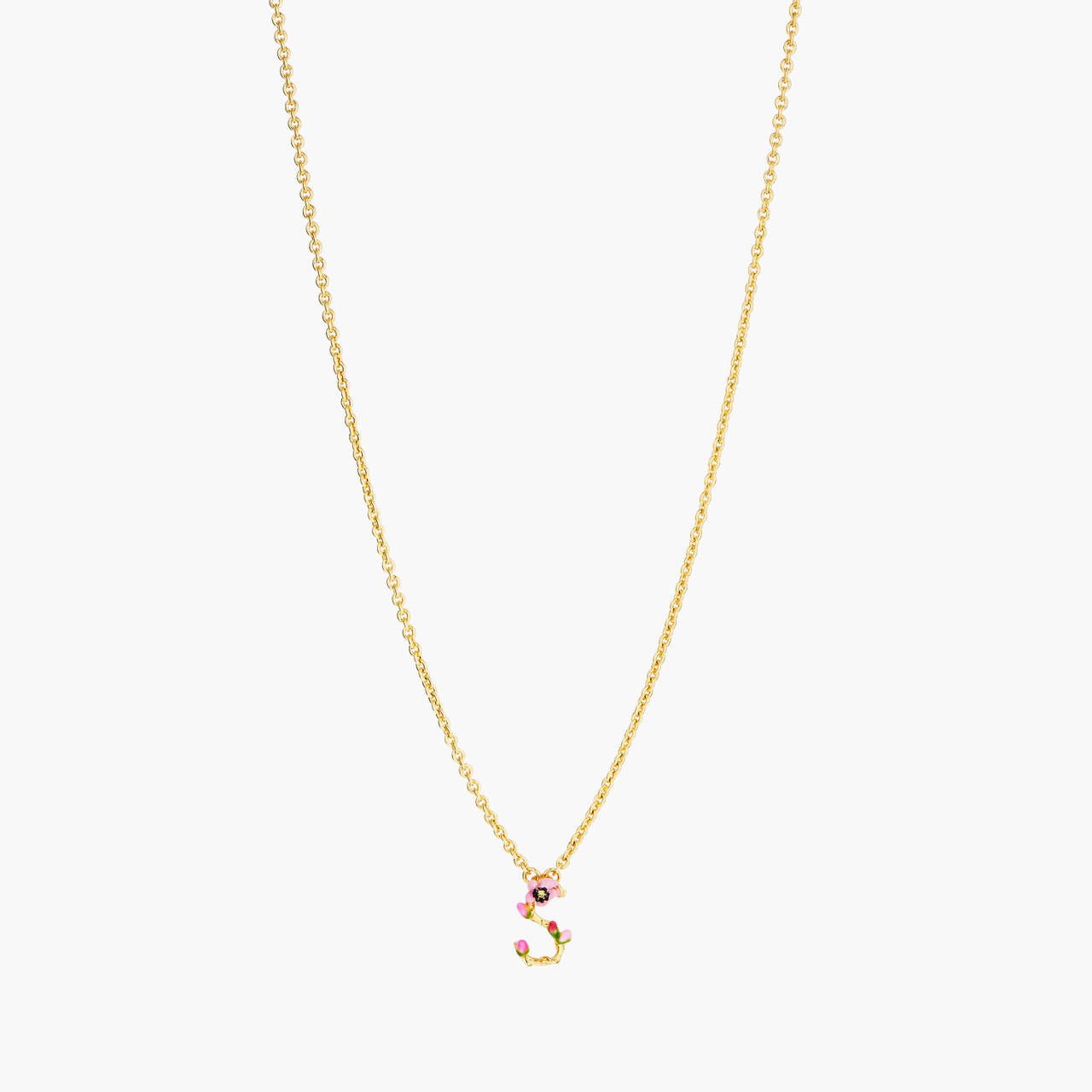 Letter S Extraordinary Necklace | AOAB3191 - Les Nereides