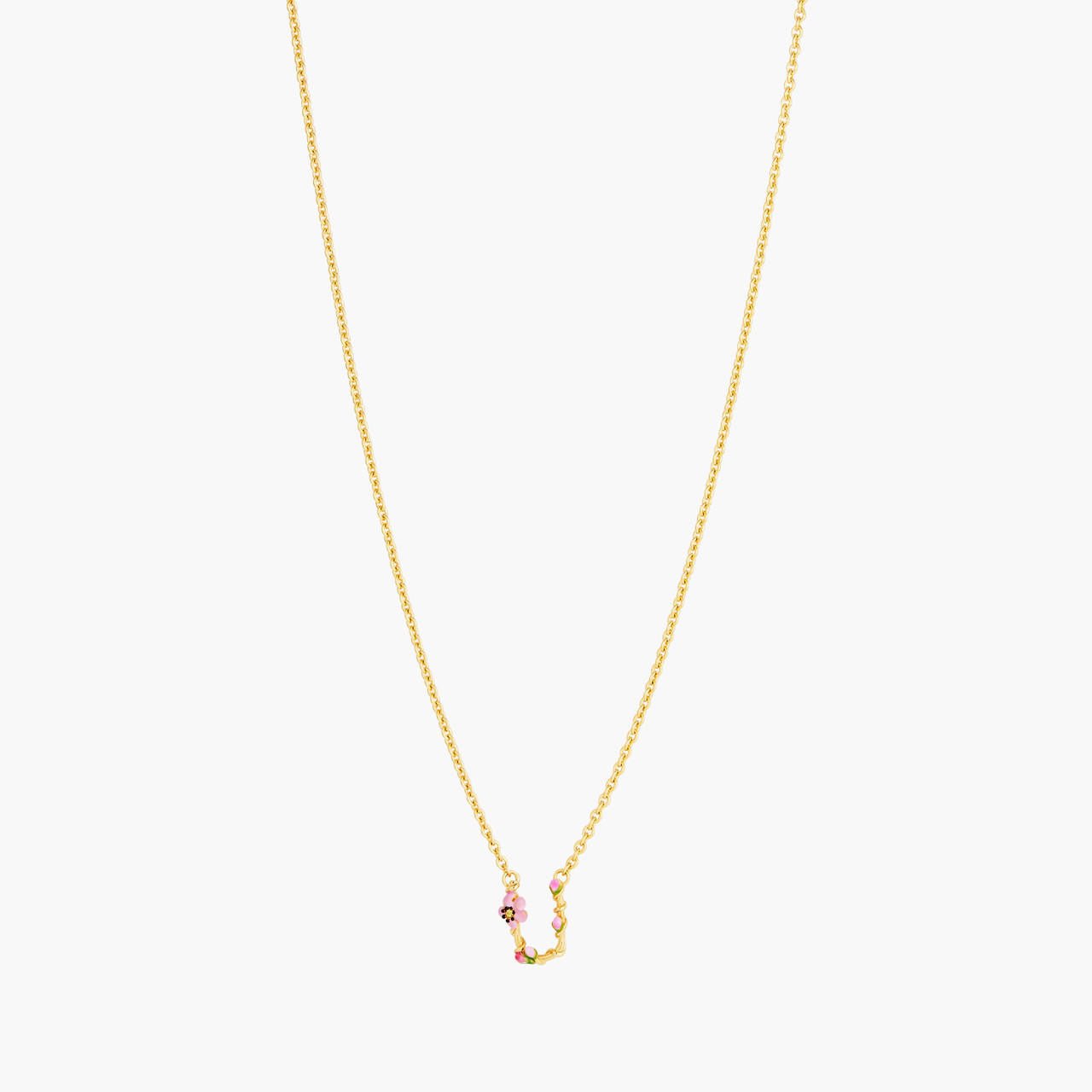 Letter U Extraordinary Necklace | AOAB3211 - Les Nereides