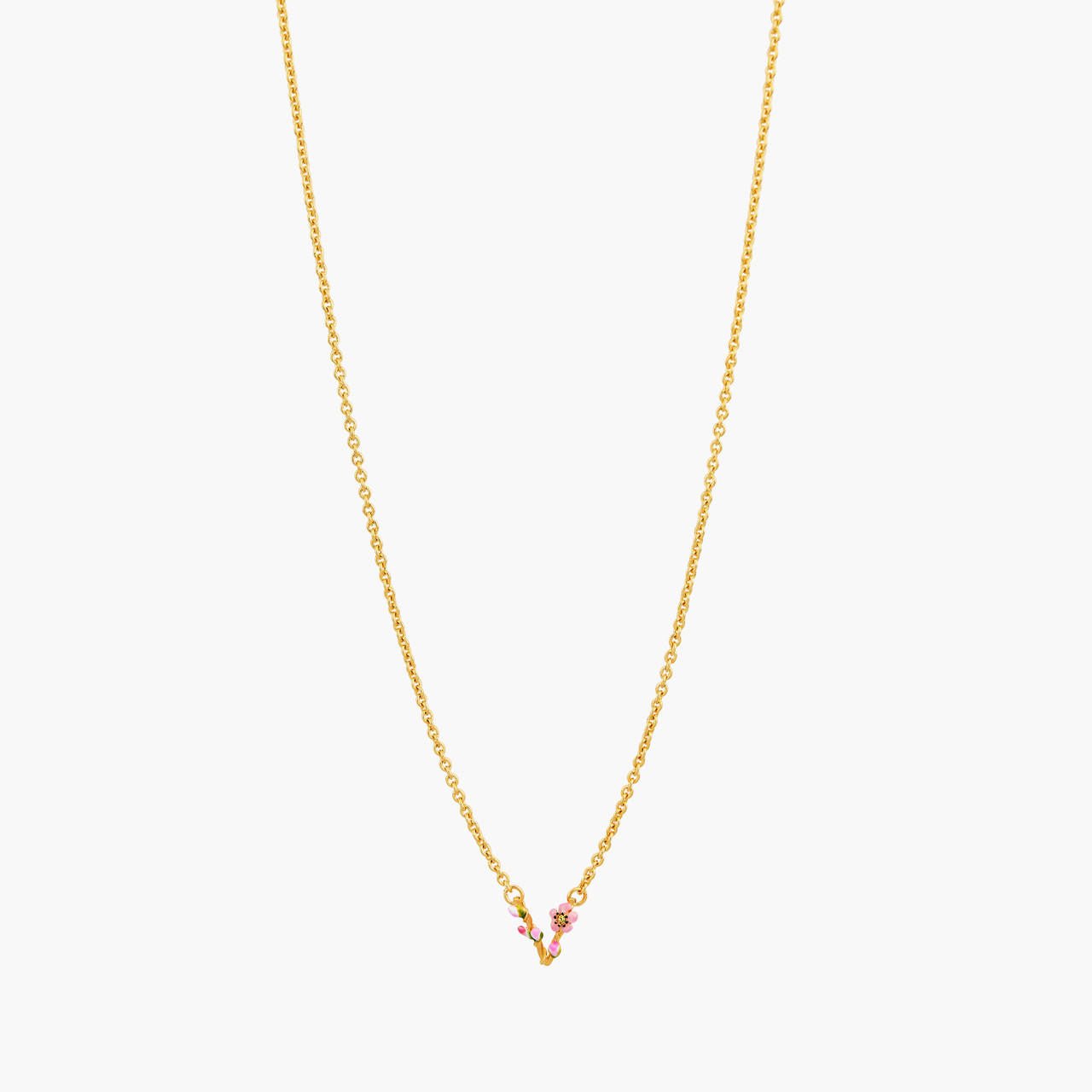 Letter V Extraordinary Necklace | AOAB3221 - Les Nereides