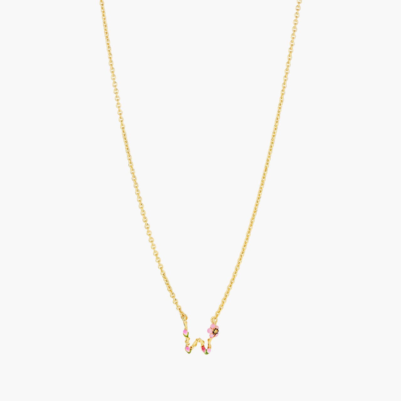 Letter W Extraordinary Necklace | AOAB3231 - Les Nereides