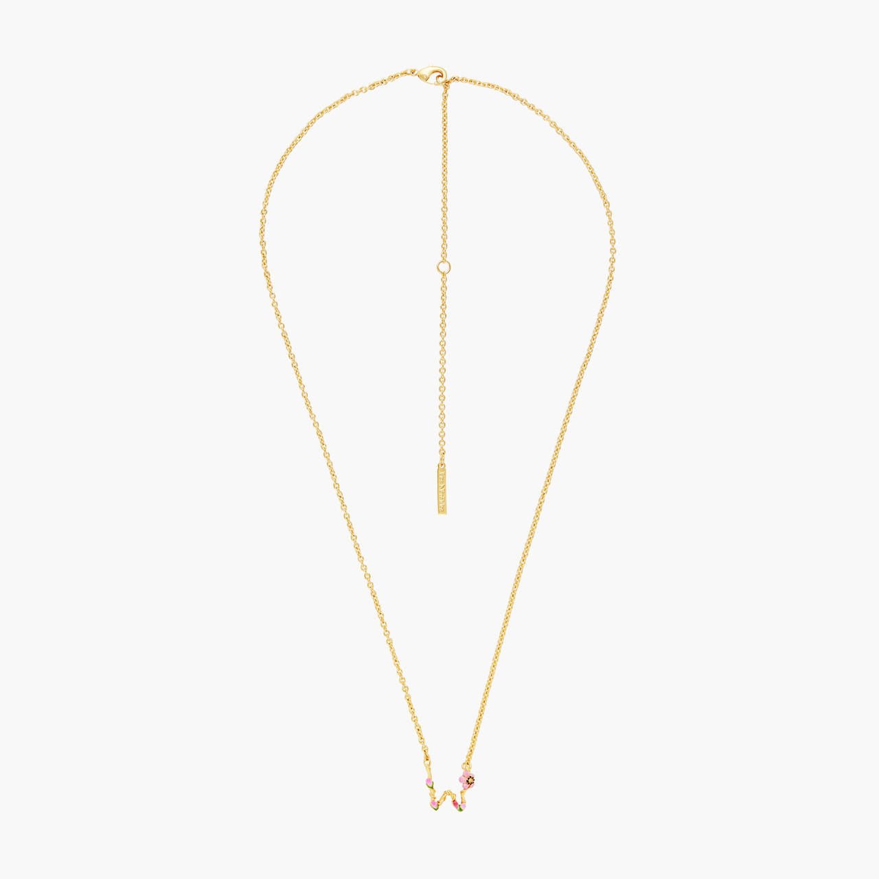 Letter W Extraordinary Necklace | AOAB3231 - Les Nereides