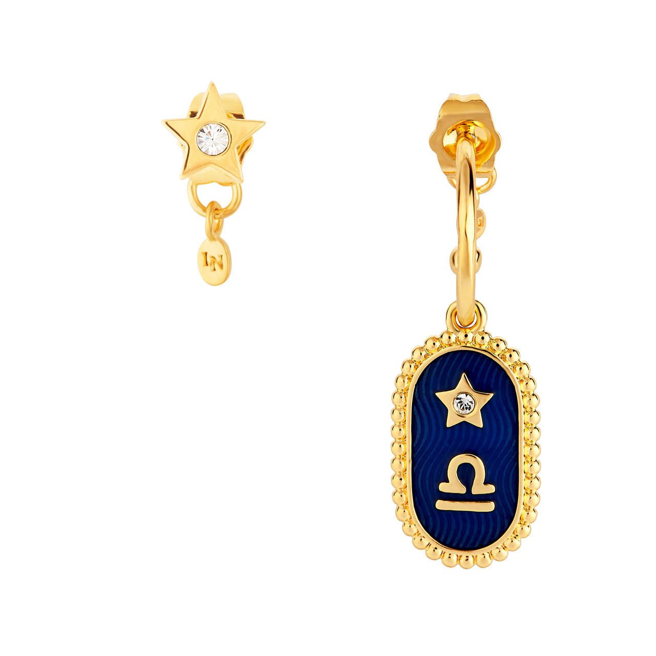 Libra Zodiac Sign Earrings | ANCS1071 - Les Nereides