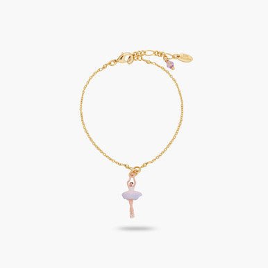 Lilac And White Mini Ballerina Fine Bracelet | ARMDD2011 - Les Nereides