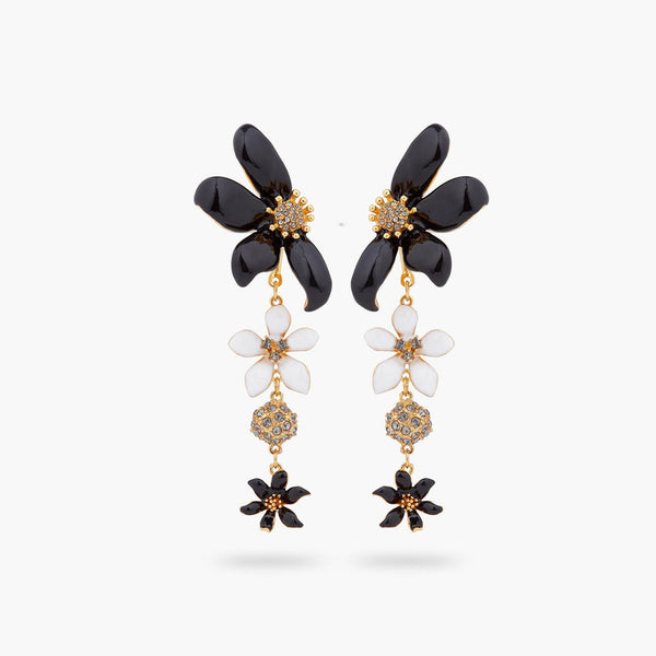 Lily and Ranunculus flower earrings | AQFN1011 - Les Nereides
