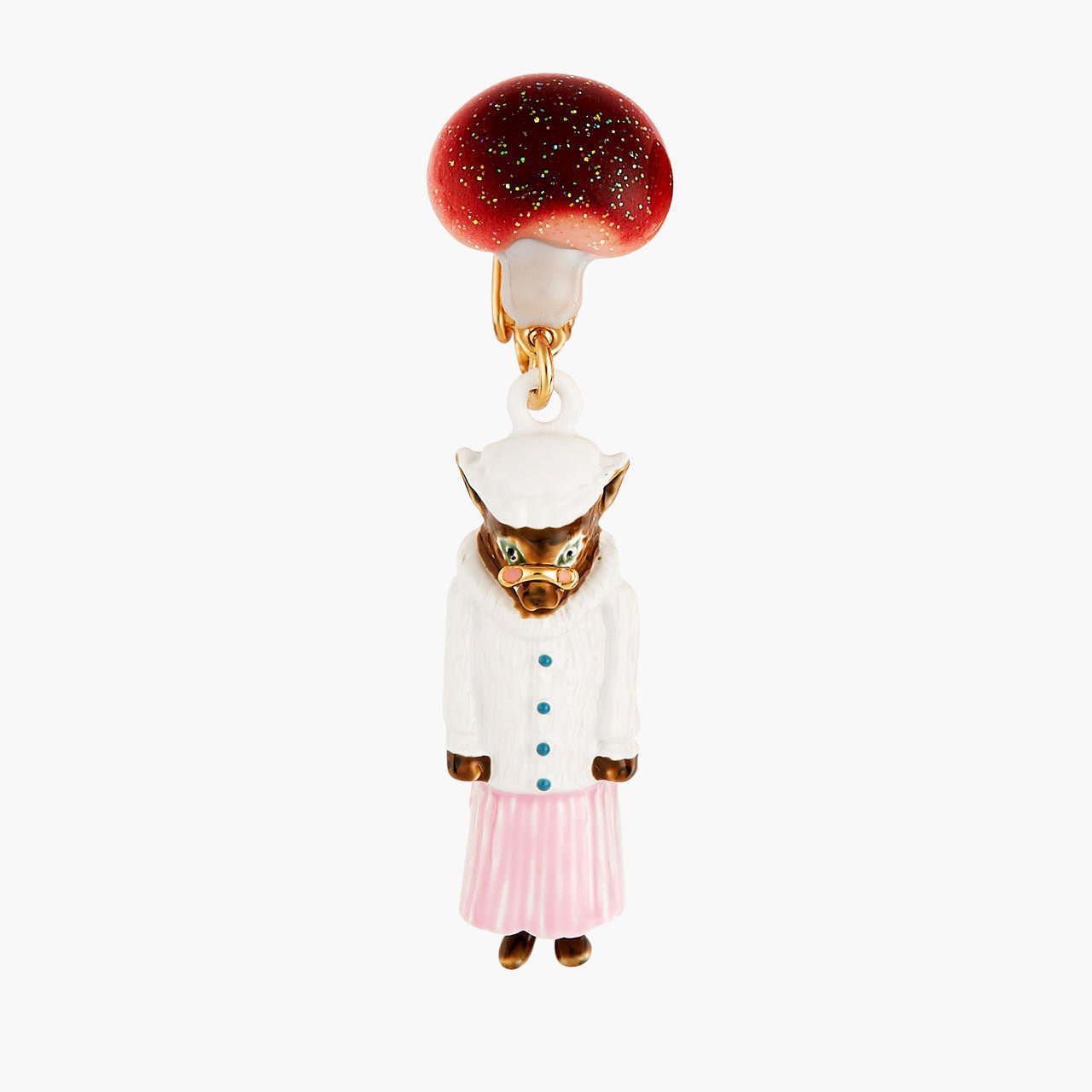 Little Mouse Little Red Riding Hood And Big Bad Wolf Earrings | ANNA101C/1 - Les Nereides