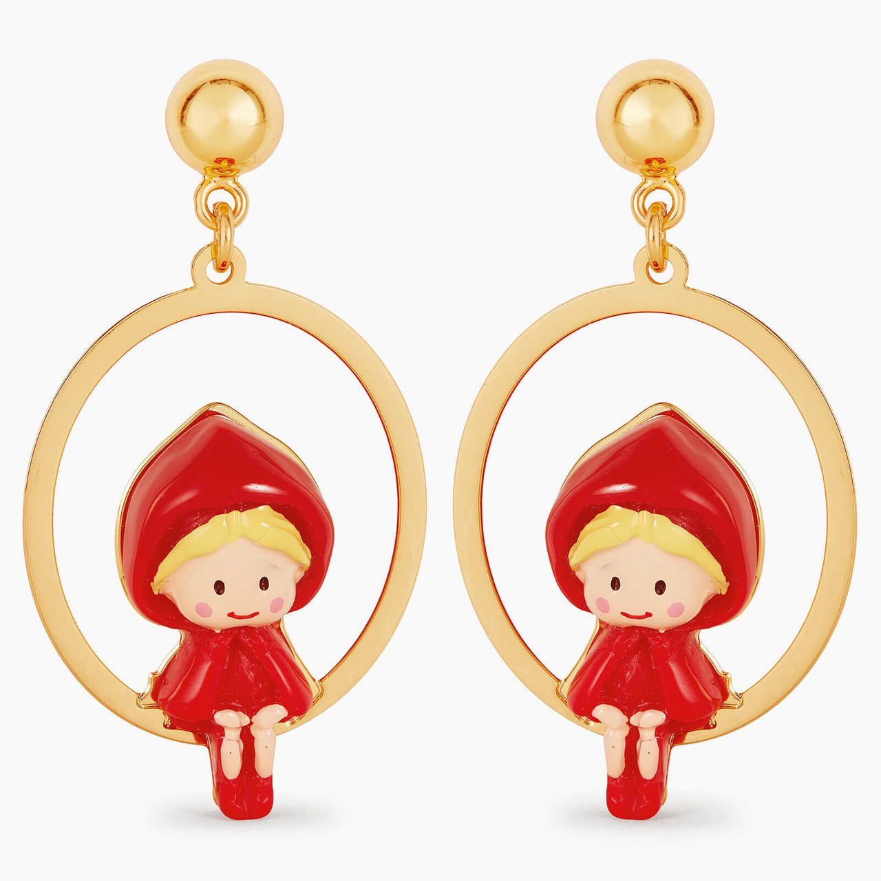 Little Red Riding Hood Earrings | APBB1071 - Les Nereides
