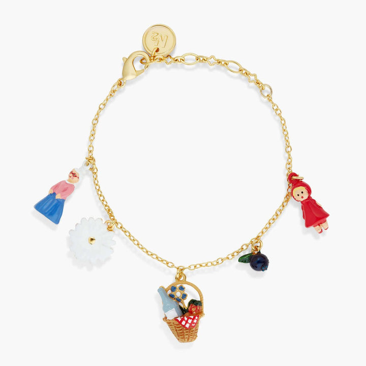 Little Red Riding Hood Picnic Charm Bracelet | APBB2021 - Les Nereides