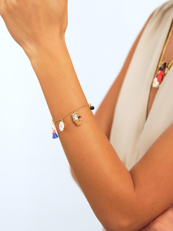 Little Red Riding Hood Picnic Charm Bracelet | APBB2021 - Les Nereides
