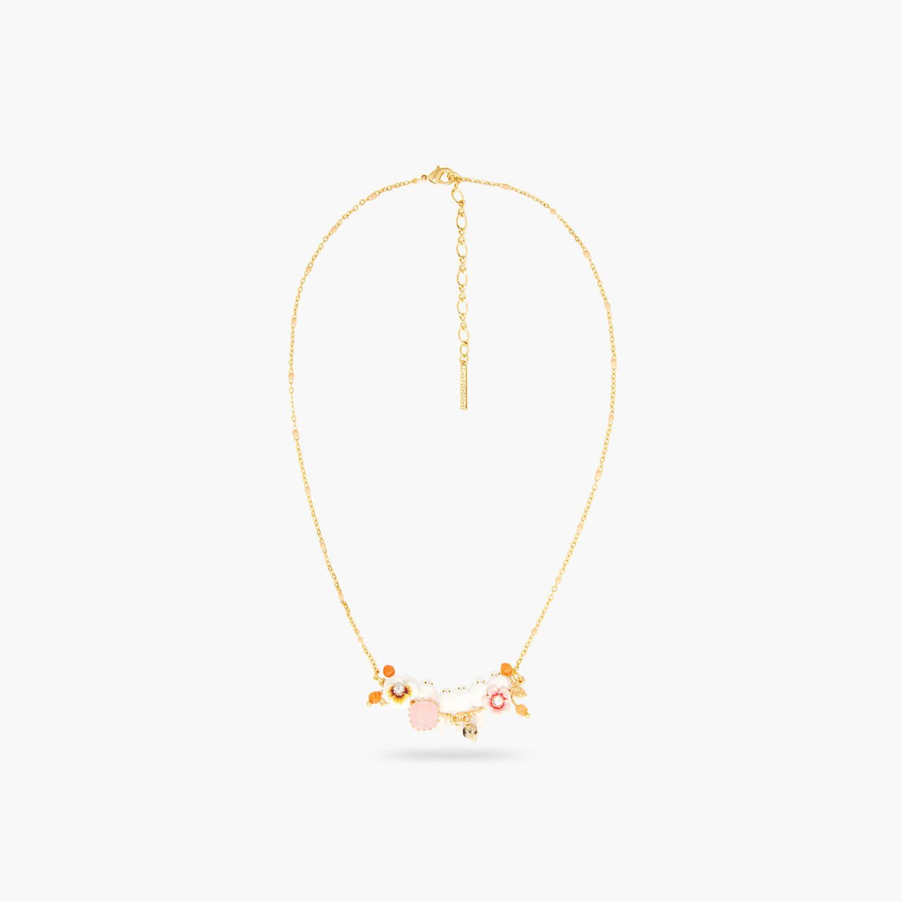 Long - tailed titmouse statement necklace | AQLA3011 - Les Nereides