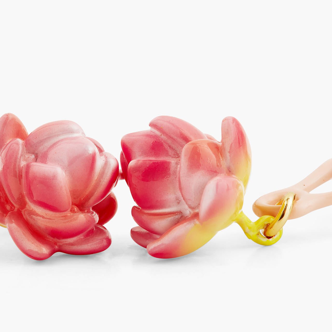 Lotus Flower Ballerina Earrings | AQDD1151 - Les Nereides