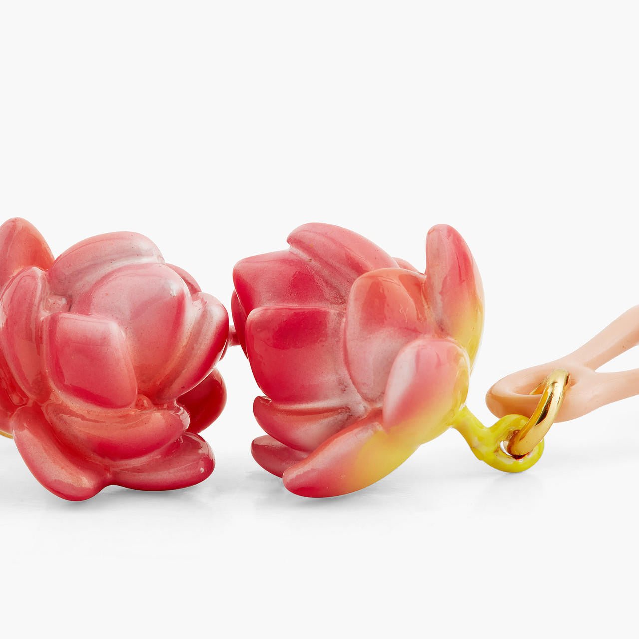 Lotus Flower Ballerina Earrings | AQDD1151 - Les Nereides