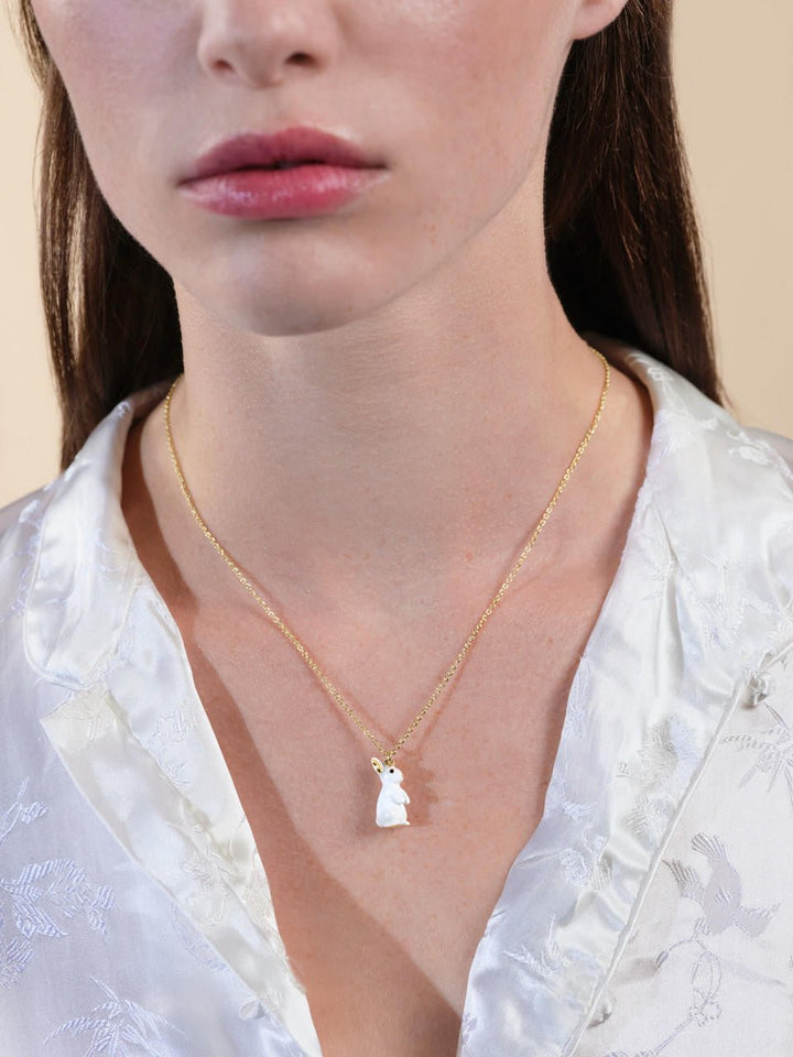 Lunar New Year Rabbit Pendant Necklace | ARRA3011 - Les Nereides