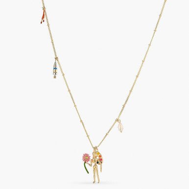 Manikin And Charms Pendant Necklace | APIP3021 - Les Nereides