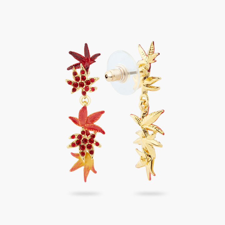 Maple Leaf Dangling Earrings | ASPL1041 - Les Nereides