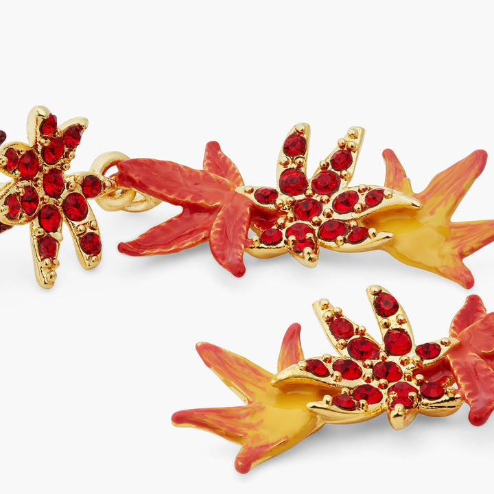 Maple Leaf Dangling Earrings | ASPL1041 - Les Nereides