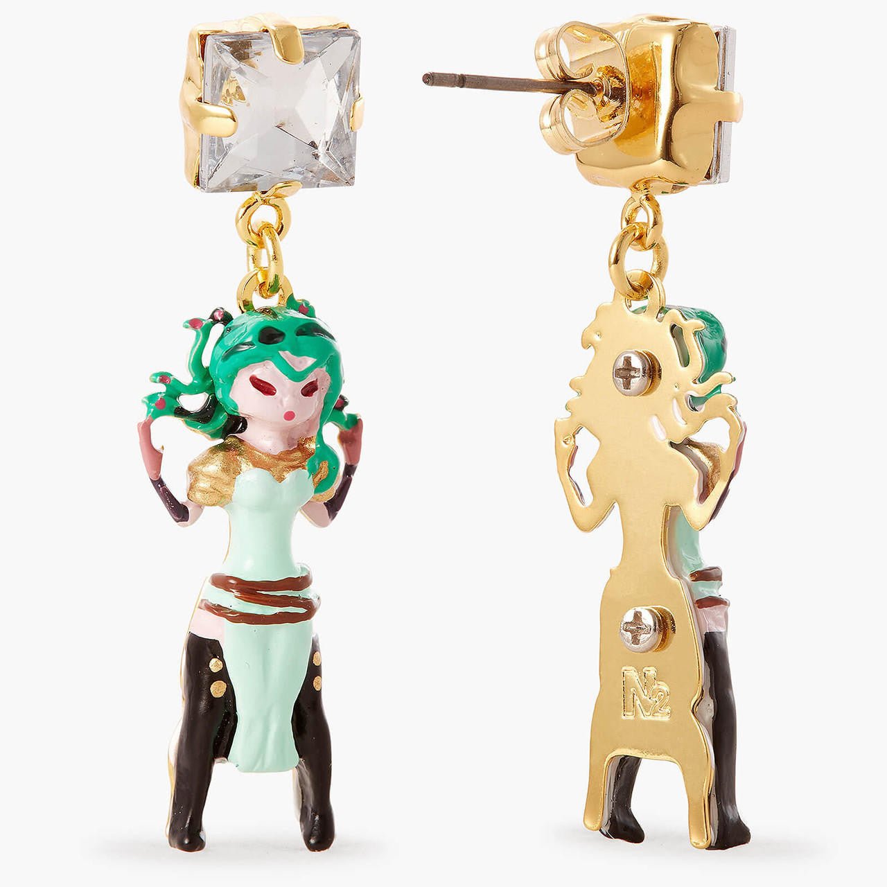 Medusa Post Earrings | APPD1031 - Les Nereides