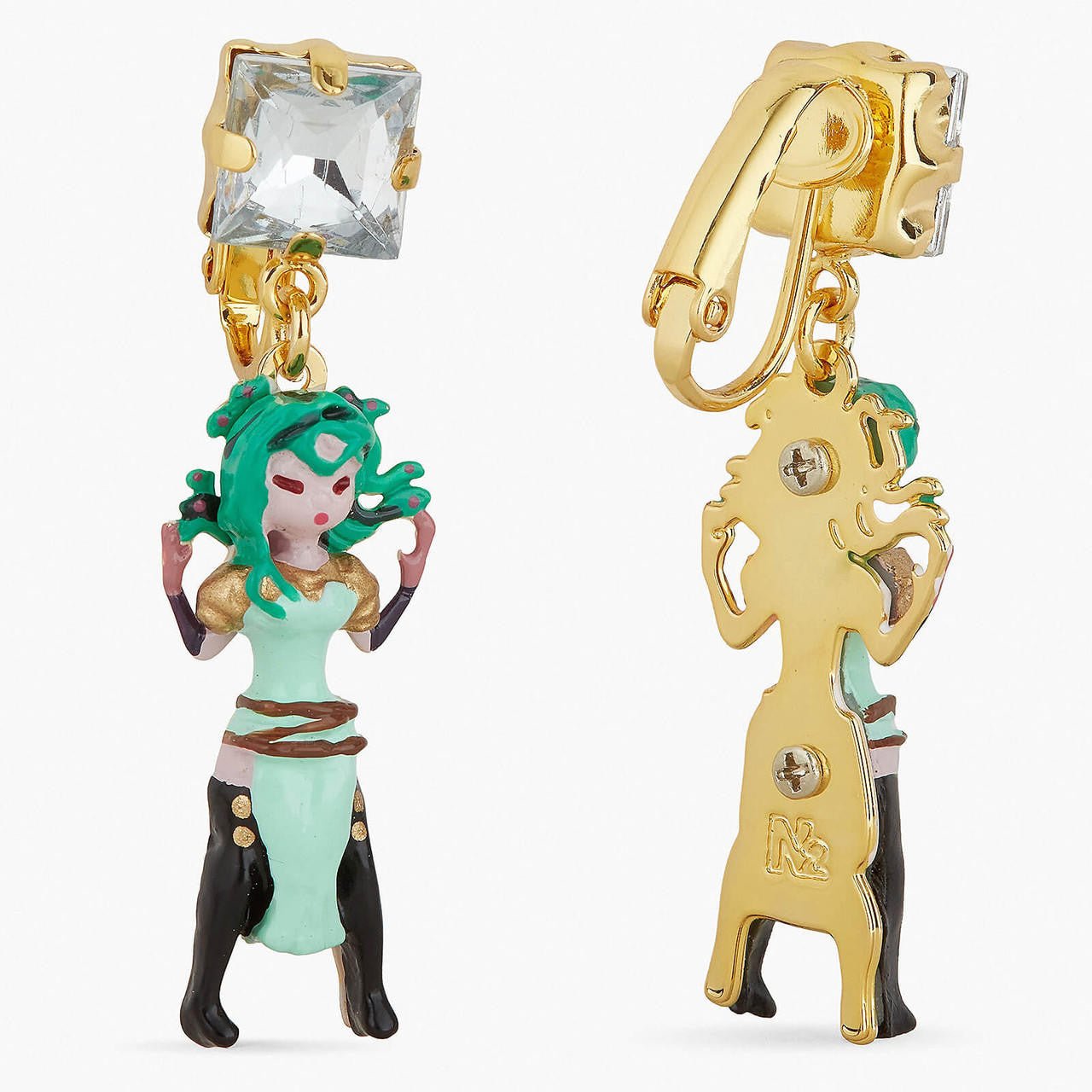 Medusa Post Earrings | APPD1031 - Les Nereides