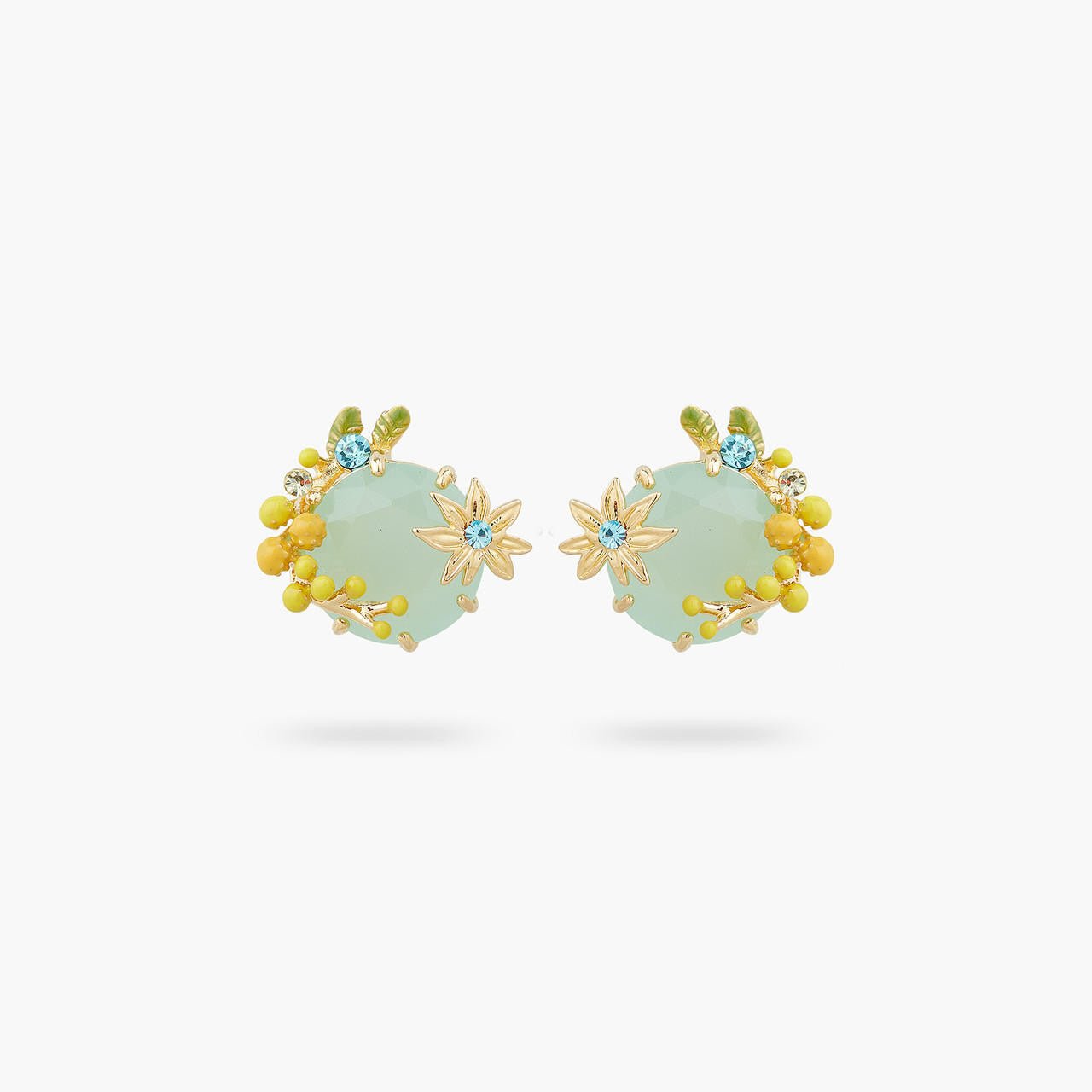Mimosa And Star Anise Earrings | AQNC1011 - Les Nereides