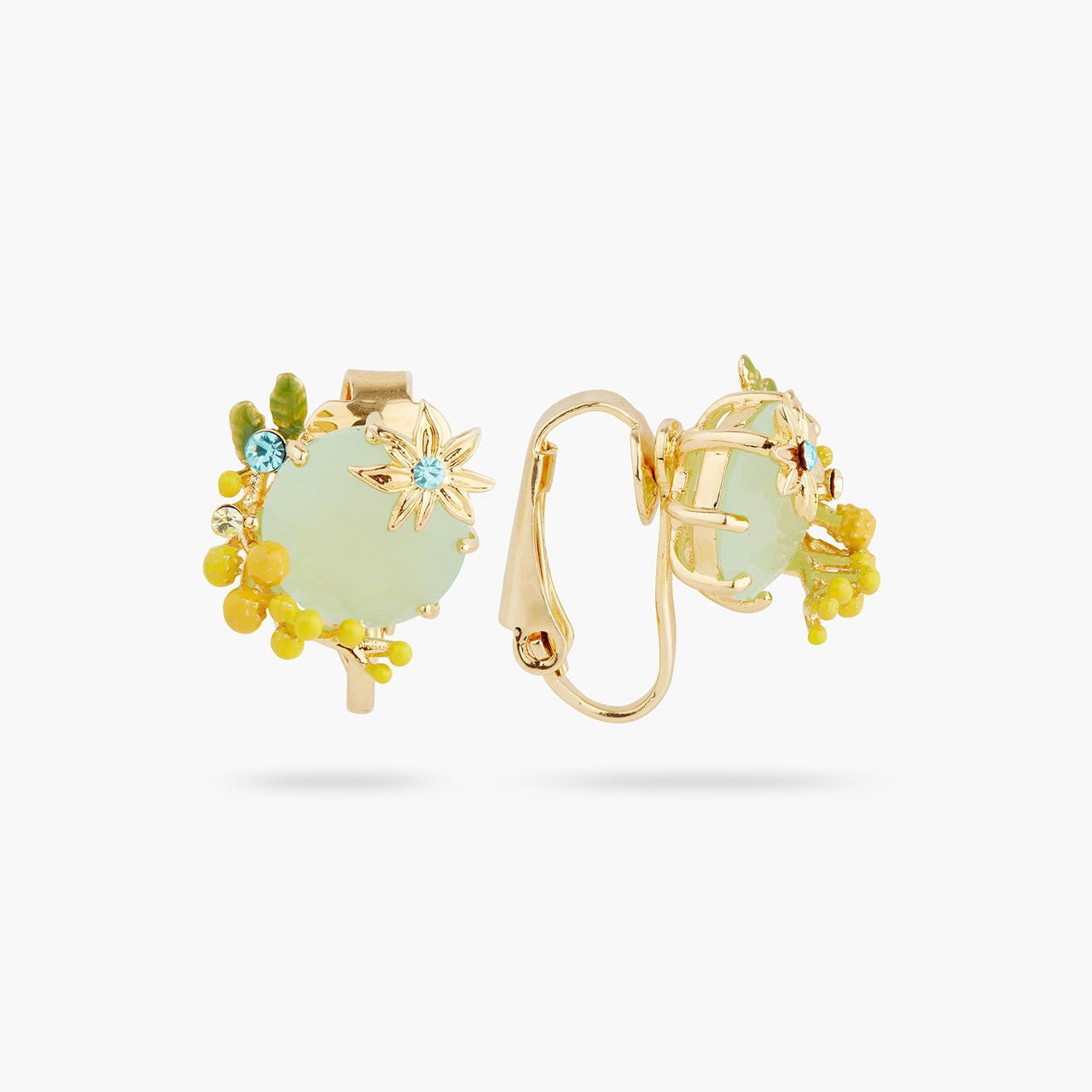 Mimosa And Star Anise Earrings | AQNC1011 - Les Nereides