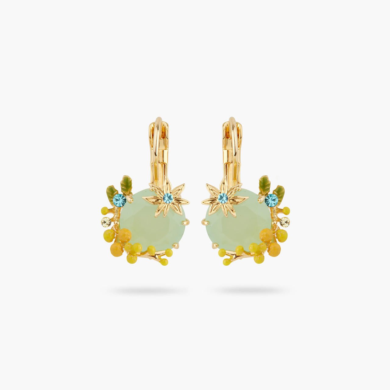 Mimosa And Star Anise Earrings | AQNC1011 - Les Nereides